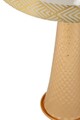 Lampa de masa Tower, Mauro Ferretti, 1 x E27, 40W, 30x54 cm, fier, auriu/alb