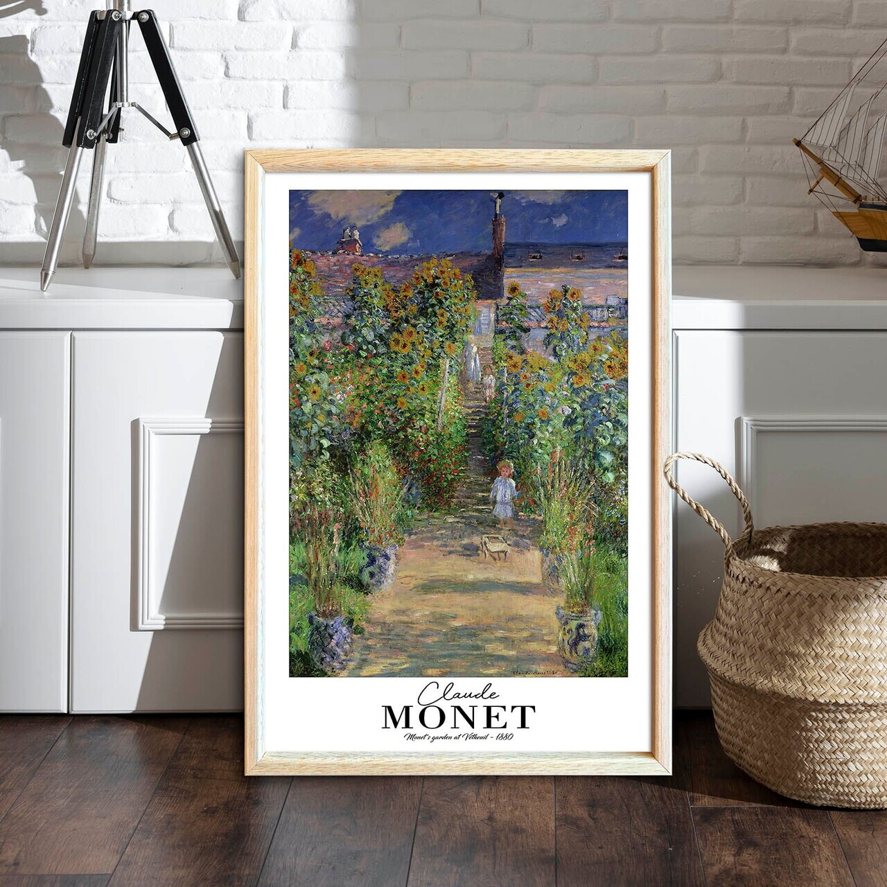 Tablou decorativ 4262AHSMONET-014 LEMN SOLID Fundal: 100% MDF (Grosime: 27 mm Multicolor