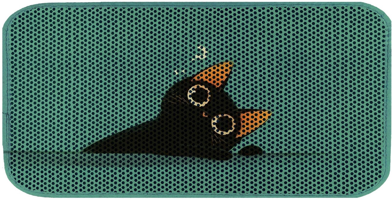 Covoras litiera pentru colectarea granulelor de nisip, Paws &amp; Whiskers, Cat Lıtter Mat 8, Multicolor - view 2