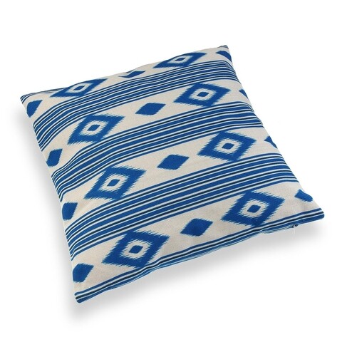Perna decorativa Manacor, Versa, 45 x 45 cm, poliester, albastru albastru