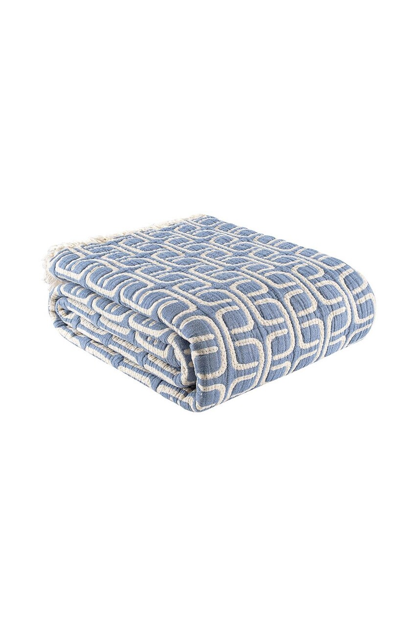King Quilt, L'essentiel Maison, Perge, Albastru - view 3
