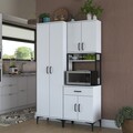Dulap multifunctional, Rani, JE120, 120x198.6x40 cm, PAL, Alb