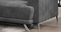 Canapea extensibila 4 locuri ELTAP, SO-ELI-06LE, Elise, 250x95x90 cm, lemn/poliester, gri inchis
