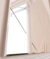 Oglinda decorativa, Siam, Vocal, 50x75x2.2 cm, MDF , Alb