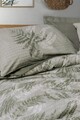 Lenjerie de pat pentru o persoana, Frond - Khaki, Cotton Box, Bumbac Ranforce 