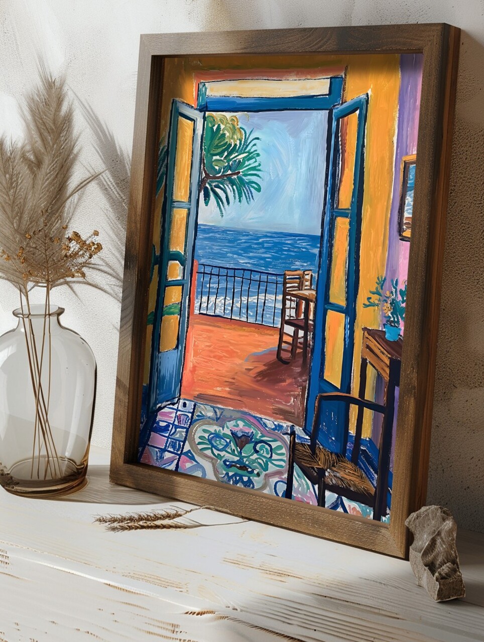 Tablou decorativ, GE023-L, Lemn, Multicolor - view 6