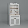 Dulap de bucatarie, Miwood, Lucas 1600-148, 80x100x42 cm, PAL, Alb