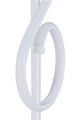 Lampa de masa, Curlux, 509CRL1110, Aluminiu, Alb