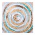 Tablou decorativ, Circles, Creaciones Meng, 80x80 cm, canvas/lemn de brad