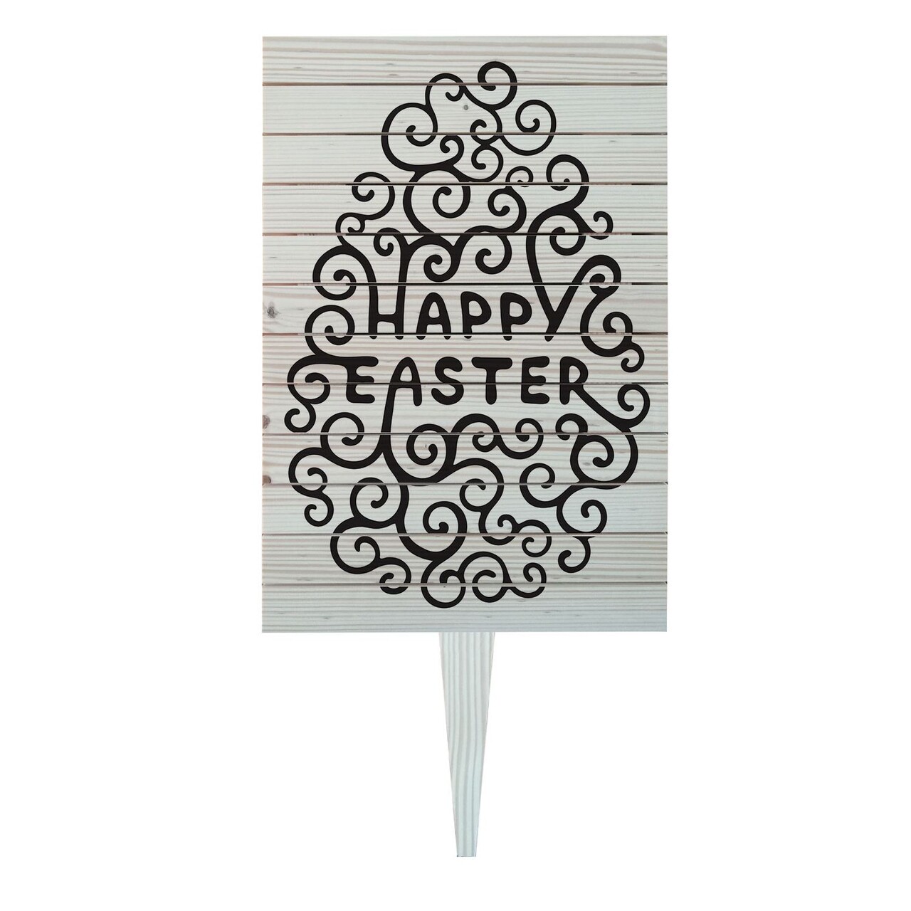 Semn de curte, Elegant Easter Egg, 38x58 cm, Multicolor - imagine 3