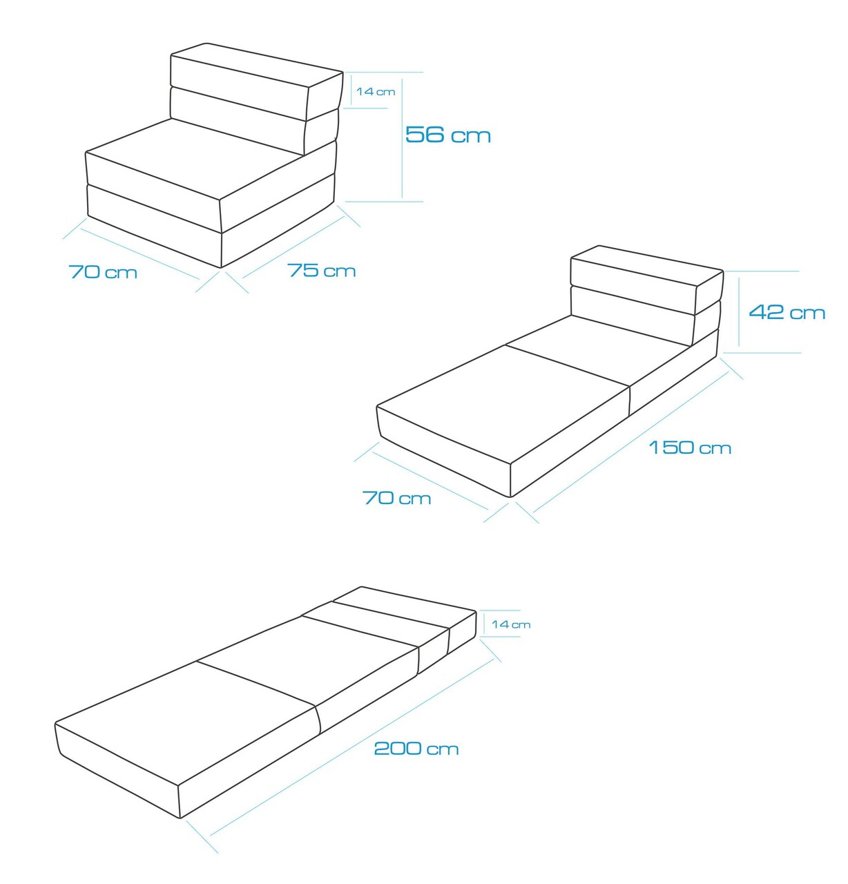 Fotoliu extensibil, Atelier del Sofa, 363SLD1155, In, Gri - view 6