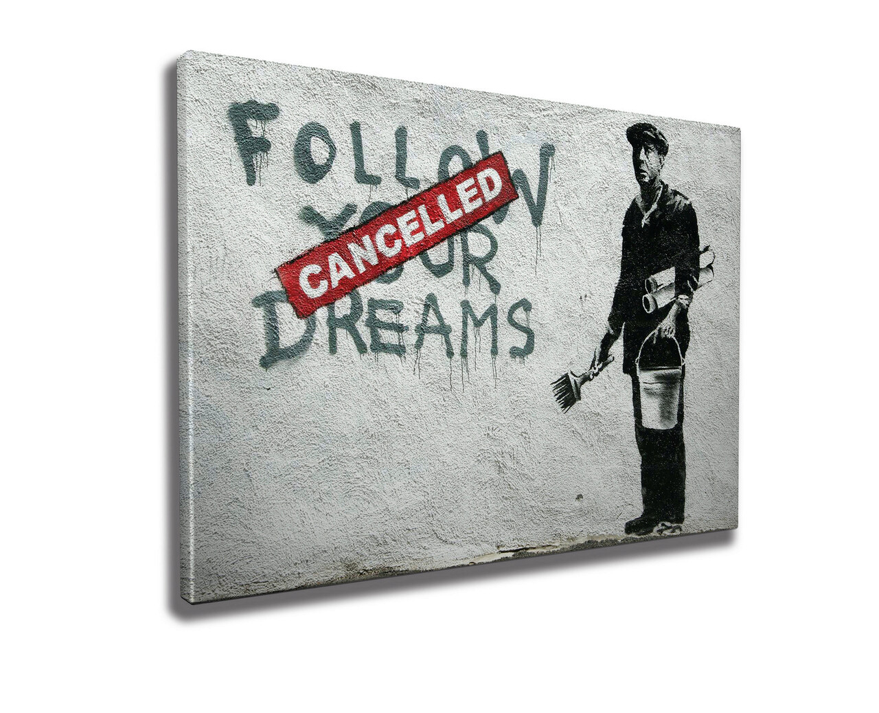 Tablou decorativ, WY48 (70 x 100), 50% bumbac / 50% poliester, Canvas imprimat, Multicolor