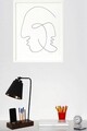 Lampa de masa, Luin, 534LUN3813, Lemn, Maro
