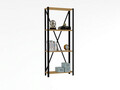 Corp biblioteca, Puqa Design, London, 60x149.5x29 cm, PAL, Safir / Negru