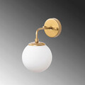 Aplica de perete, Fulgor, 942FLG2178, Metal, Auriu