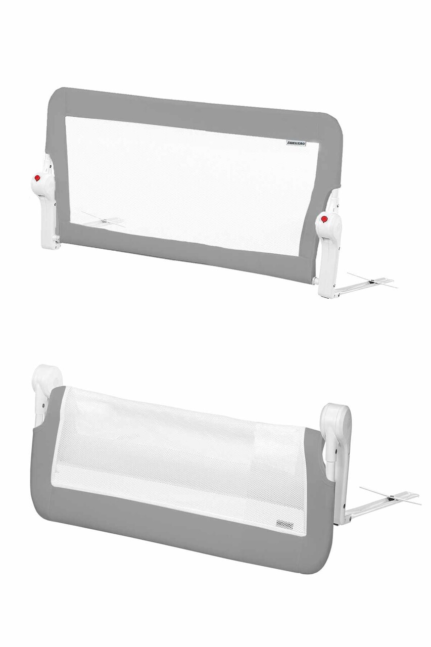 Margine de siguranta pentru pat, Wallxpert, Bed Safety Rail 90, Gri - imagine 3