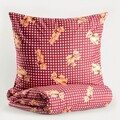 Lenjerie de pat King Size, Nallar, Homla, 3 piese, 200x220 cm, microfibra din poliester, multicolor