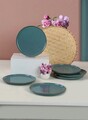 Set farfurii pentru desert, Keramika, 275KRM1851, Ceramica , Nu absoarbe apa, Turcoaz