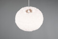 Lustra Furry, RL, 50x150 cm, 10W, 1x E27, plus sintetic, alb