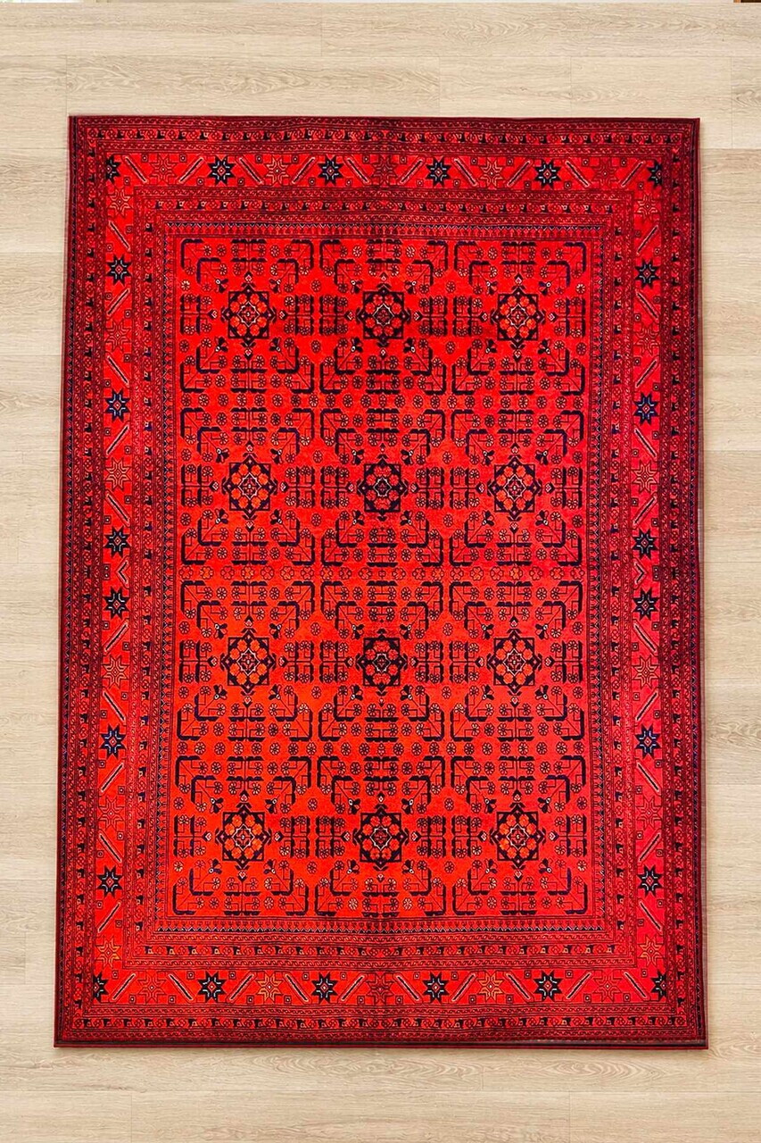 Covor, Age, 100x300 cm, Rosu