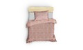 Lenjerie de pat pentru o persoana, 2 piese, 140x200 cm, amestec bumbac, Eponj Home, Pure, roz pudra
