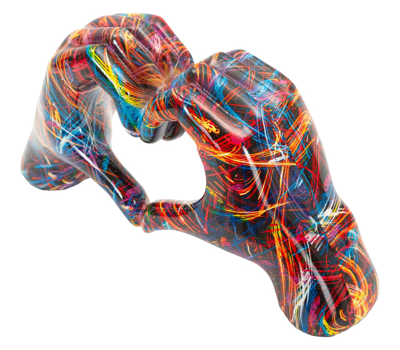 Decoratiune, Mauro Ferretti, Lover Psyco, 25x7.5x13.5 cm, polirasina, multicolor - imagine 4