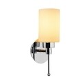 Aplica de perete Balcova N-344, Noor, 13 x 32 cm, 1 x E27, 100W, argintiu