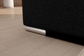 Coltar extensibil stanga 3 locuri ELTAP, LT-10FL, Sado, 272x192x95 cm, lemn/poliester, negru
