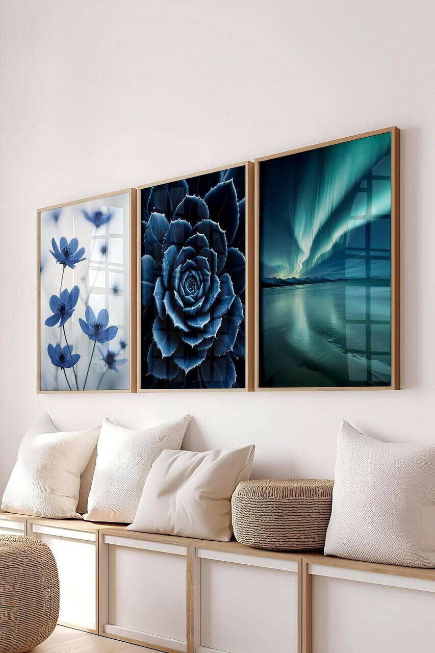 Set de pictură decorativă, Ç-300712, Sticla PVC, Multicolor