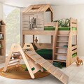 Set de cățărători Pikler, Rosewood, BLTYZ-AKTV058, Stejar