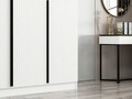 Dulap pentru haine, Minerva, Kale White, 135x210x52 cm, PAL, Alb