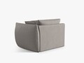 Modul dreapta pentru canapea, 1 loc, Chris-259, Micadoni Home, 130x100x80 cm, tesatura structurata chenille, natural
