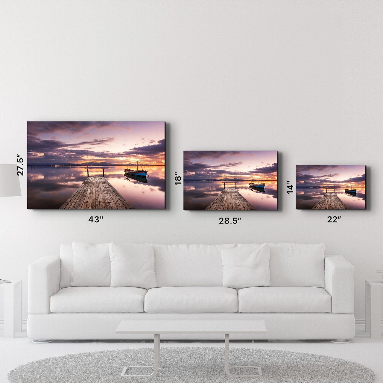 Tablou decorativ, OGLS-1115, Dimensiuni: 70 x 110 cm, Multicolor - view 6