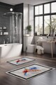 Set covorase de baie, Cartwright, CT-5364, Poliester, Multicolor