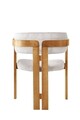 Scaun, Nmobb, CO-044, Cadru: 100% LEMN, Crem / Stejar
