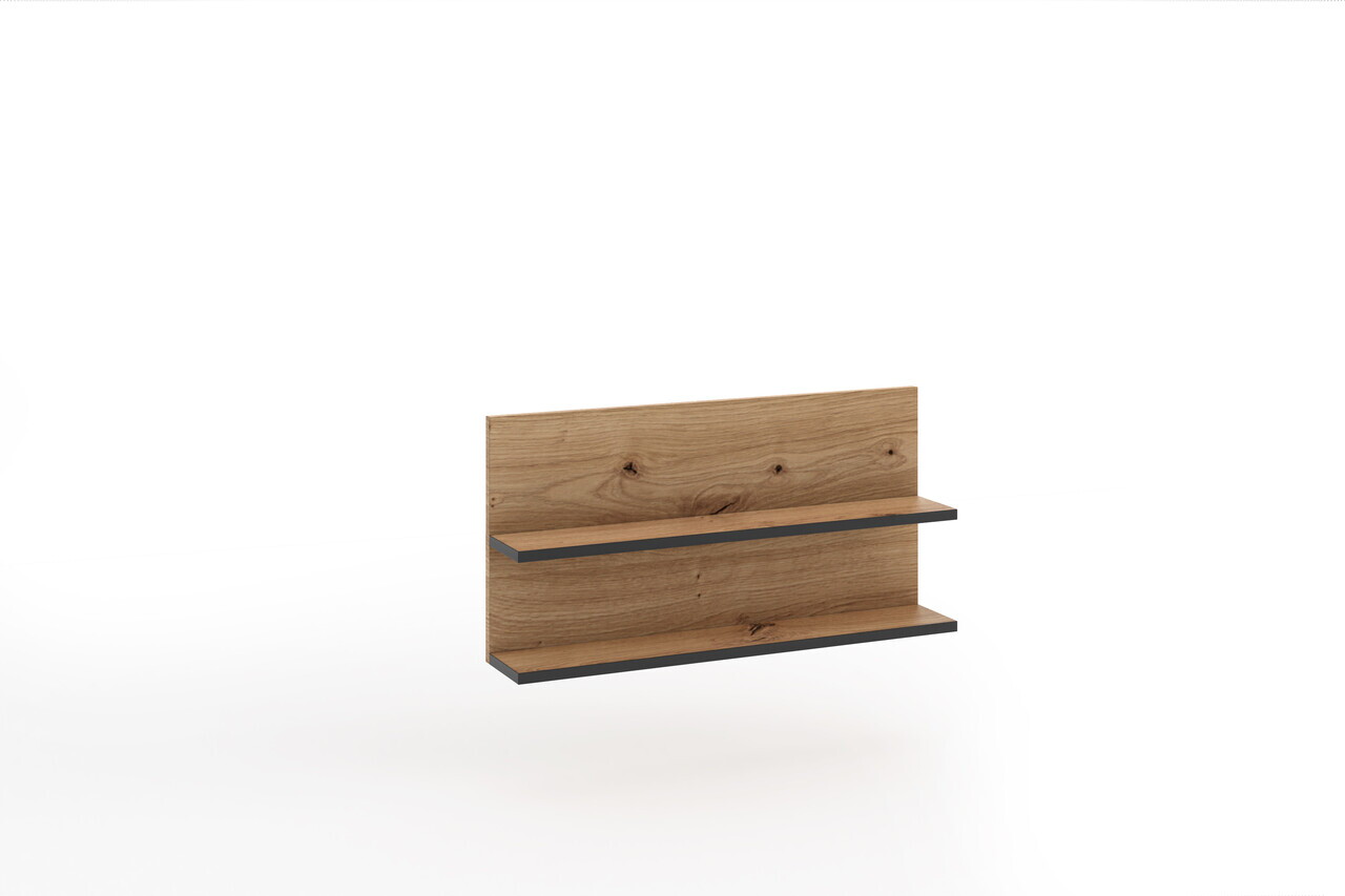 Raft de perete ADRK, Pola 10, 80x15x40 cm, PAL laminat, artisan — imaginea 2