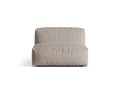 Modul pentru canapea, 1 loc, Martina-169, Micadoni Home, 92x106x75 cm, tesatura structurata catifelata, bej inchis