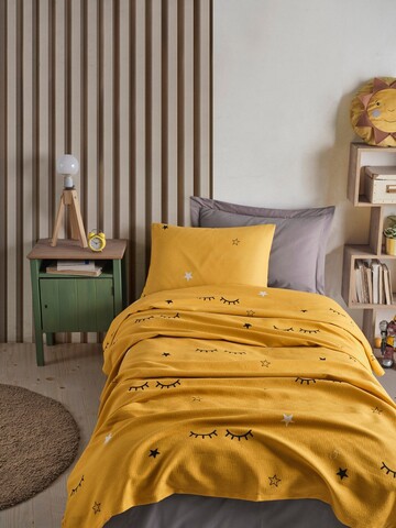 Set cuvertura pique Single, Dide - Yellow, Eponj Home, Bumbac