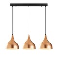 Lustra, Saglam - 3781, Opviq, 97 x 16 x 126 cm, 3 x E27, 40W, cupru/negru