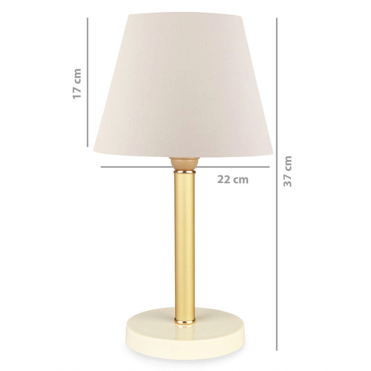 Lampa De Masa, Insignio, 780SGN1922, PVC, Crem