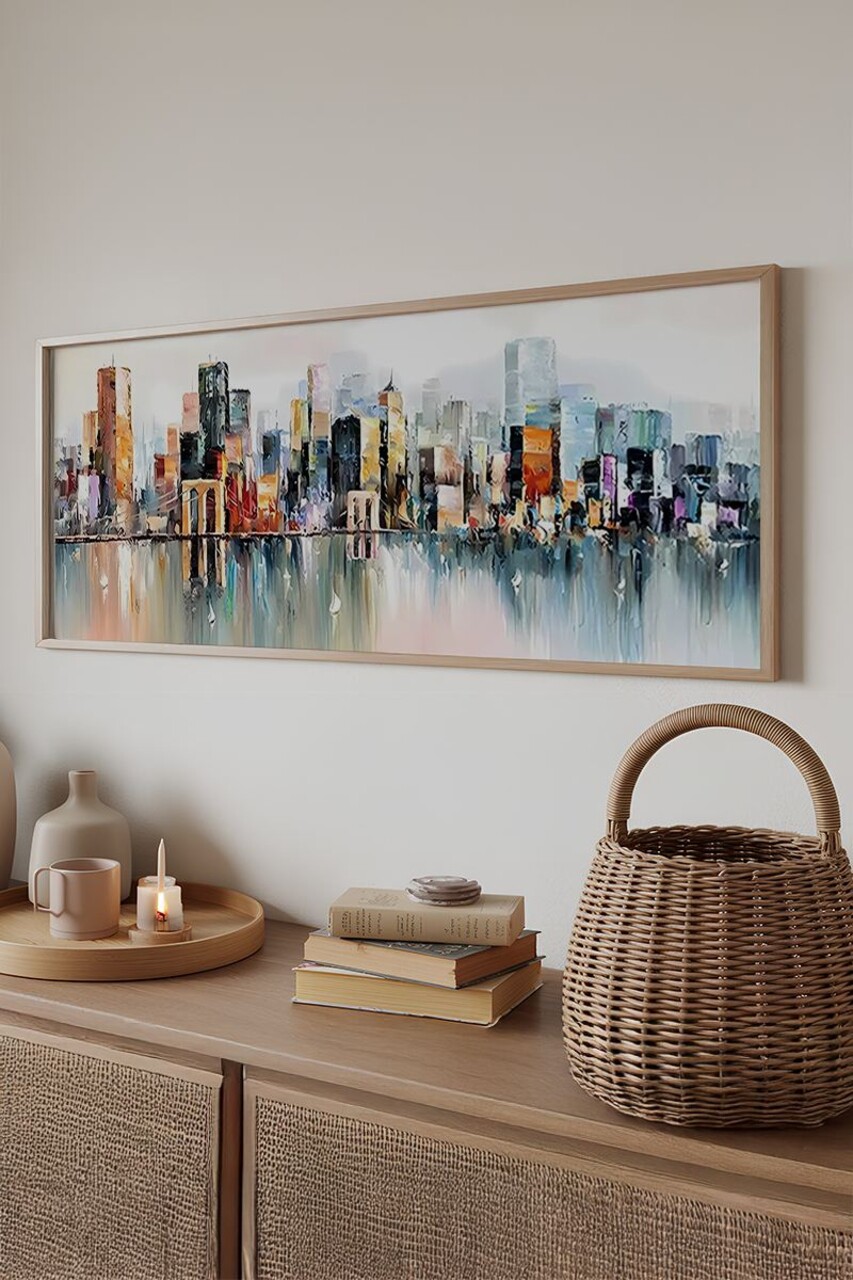 Tablou decorativ, Artsmdfyty25-50120, Vopsea: 100% MDF (grosime: 2,7 mm), Multicolor - view 2