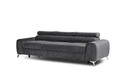 Canapea extensibila 3 locuri, ELTAP, SO-LAU-06NU, Laurence, 261x97x105 cm, lemn/poliester, gri inchis