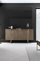 Consola, Bexley, Luxe, 160x35x80 cm, PAL, Nuc / Aur