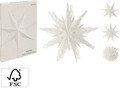 Decoratiune Design A, 33x23.5x1 cm, hartie, alb