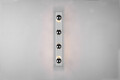 Aplica de perete Theatro, TRIO, 55x8.5x6 cm, 10W, 4x E27, metal, argintiu