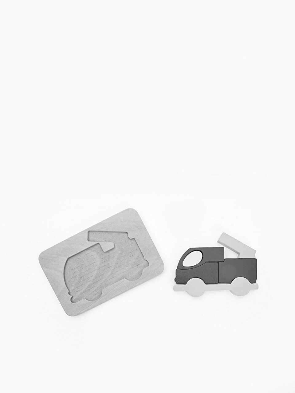 Jucarie pentru landou/carucior, Hanah Home, Firetruck, 23x16x3 cm, Roșu / galben - view 2