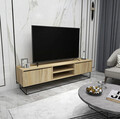 Comoda TV, Kalune Design, Escape 180, 180x50x40 cm, Pâslă / Negru 