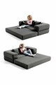Canapea extensibilă pentru copii, Atelier del Sofa, 326NYR1109, Gri inchis