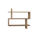 Raft de perete Paralel, Decortie, 70x22x65.5 cm, natural