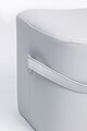Taburet,  Bizzotto, Giona, 34 x 35 x 51 cm, piele ecologica/mdf, alb